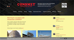 Desktop Screenshot of consmetmetec.com