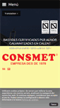 Mobile Screenshot of consmetmetec.com
